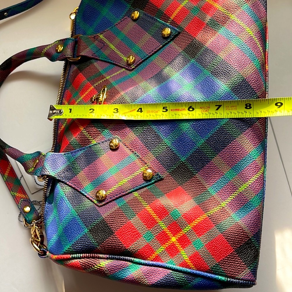 Vivienne Westwood VINTAGE BOSTON BAG ❤️ AW 15/16 MAC-CHARLES DERBI TARTAN - Picture 11 of 16